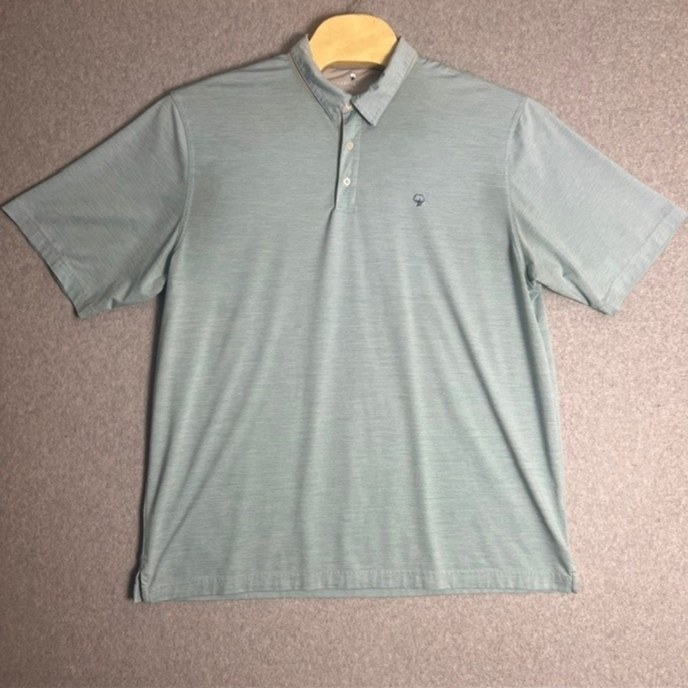 Southern Shirt‎ Men's Light Blue Performance Polo Golf Shirt Size 2XL